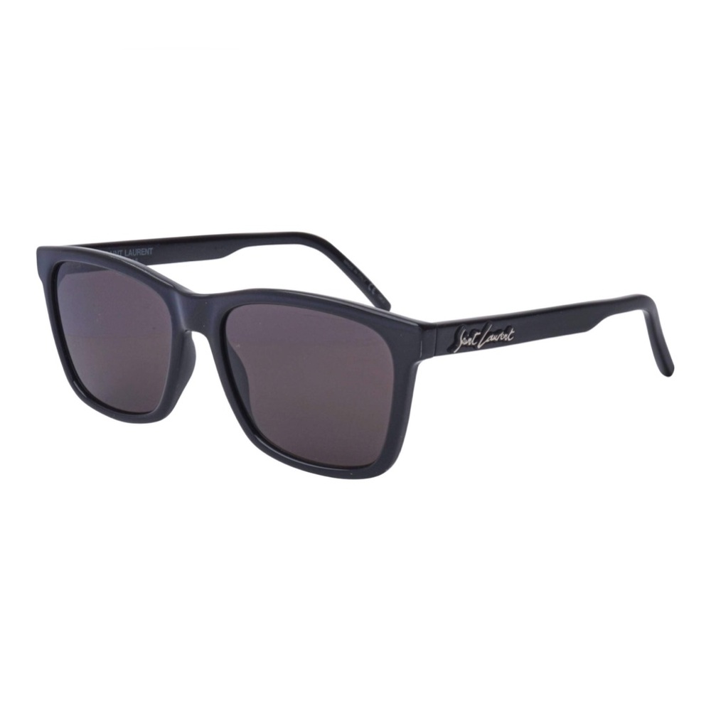Men's Saint Laurent Square Solid Injection Sunglasses